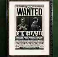 Amazon.co.jp: minalima ファンタビ グリンデルバルド手配書